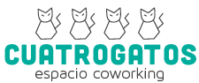 Cuatro Gatos Coworking Logo